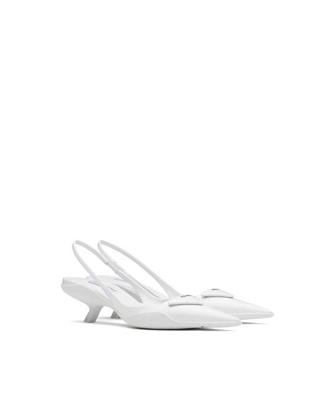 prada white pump